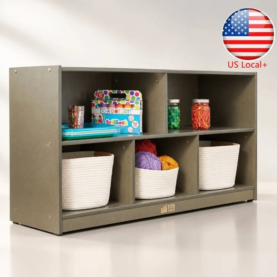 Storage - 5-Compartment Mobile Storage Cabinet for Toddler