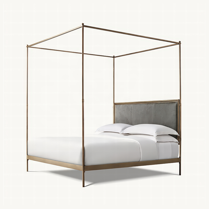xx-French Style Modern Queen S - Canopy Bed Frame Metal Queen review and price