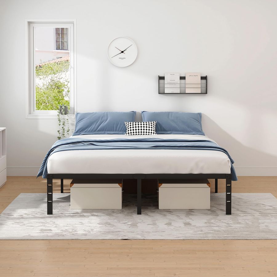 NEW JETO Metal Bed Frame,Queen - Canopy Bed Frame Metal Queen review and price