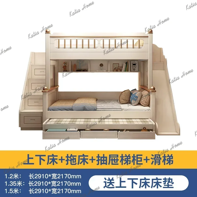 135x190cm Wood Mattress Bunk B - King Size Bed Frame With Storage Drawers review and price
