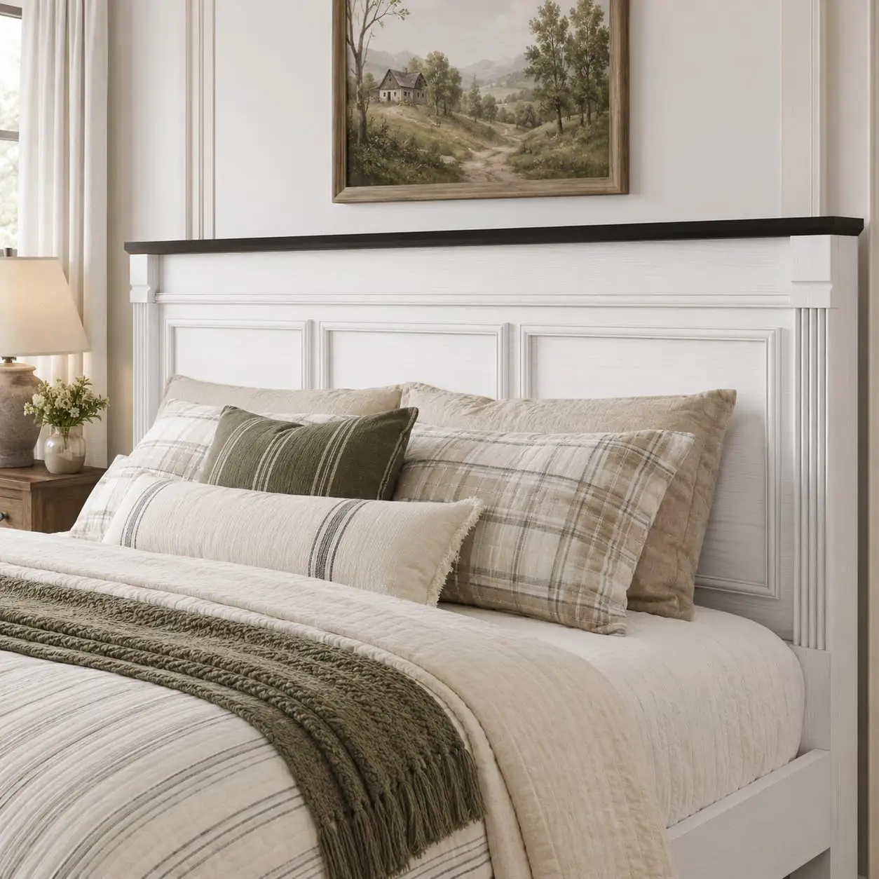 Farmhouse King Size Bed Frame  - King Size Bed Frame With Storage Drawers review and price