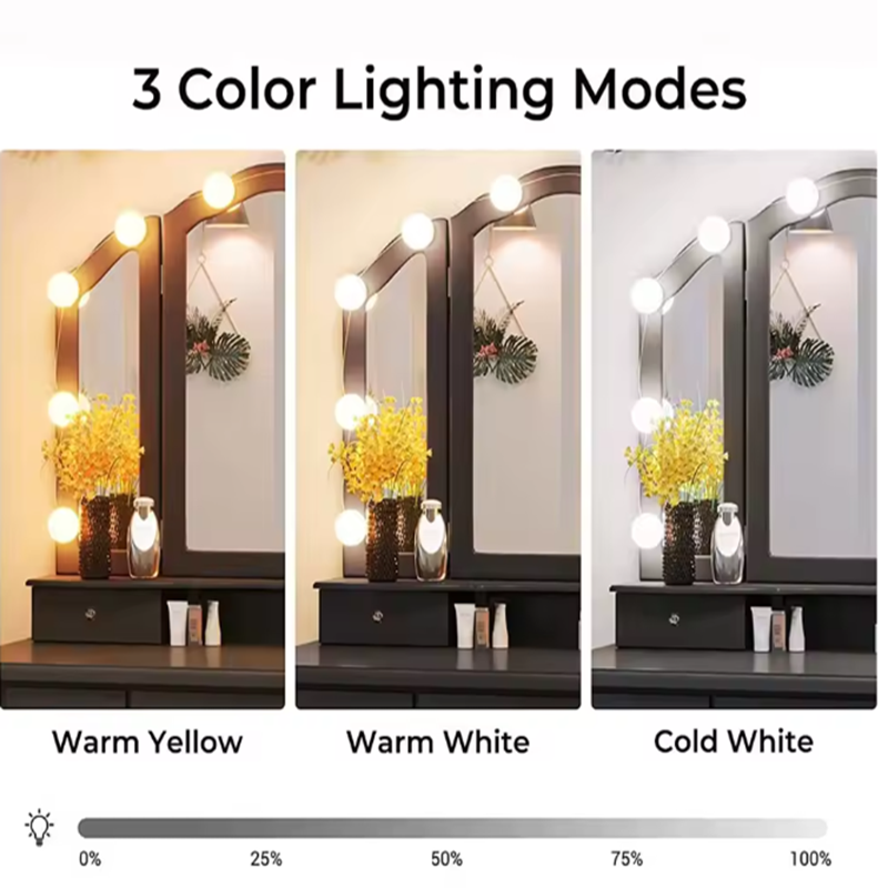 Detachable LED Vanity Mirror B - Dressing Table Vanity With Lighted Mirror review and price