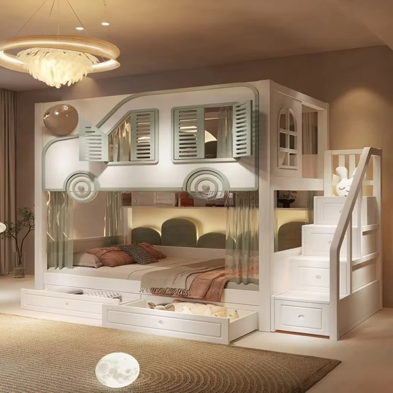 New Design Kids Luxury Bunk Be - Bunk Bed With Stairs And Slide review and price