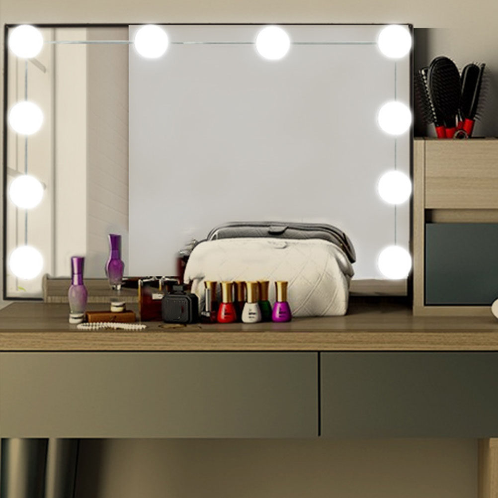 1Set LED Makeup Mirror Front L - Dressing Table Vanity With Lighted Mirror review and price