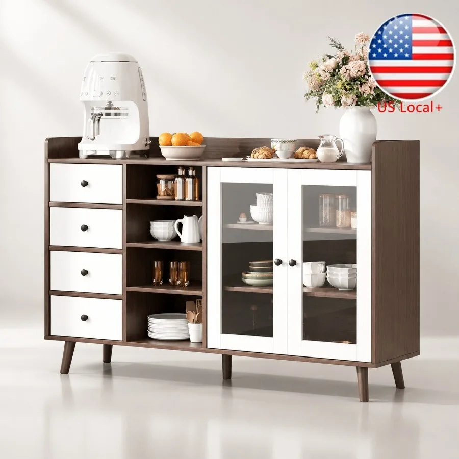 55 Glass Door Sideboard for Li - Storage review and price