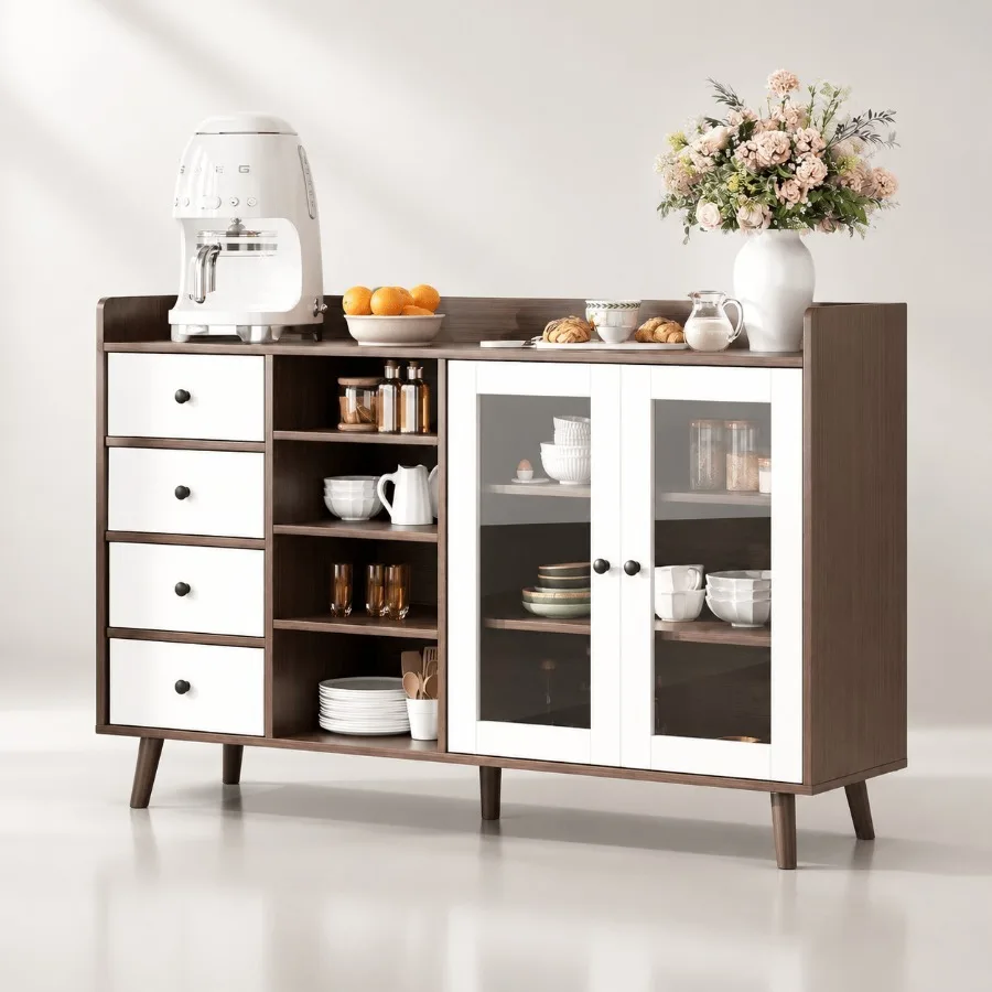 55 Glass Door Sideboard for Li - Storage review and price