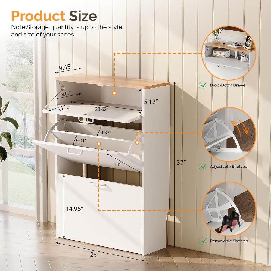 Shoe Cabinet Storage for Entry - Shoe Rack Cabinet Narrow Entryway review and price