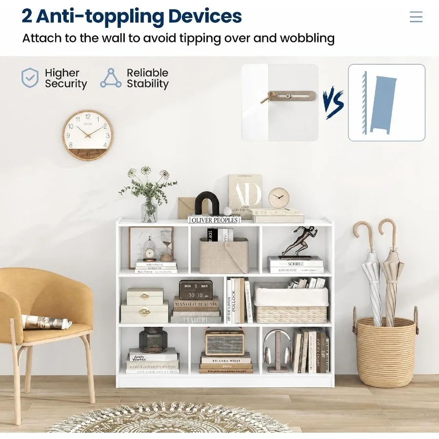 8-Cube Bookcase for living roo - Storage review and price