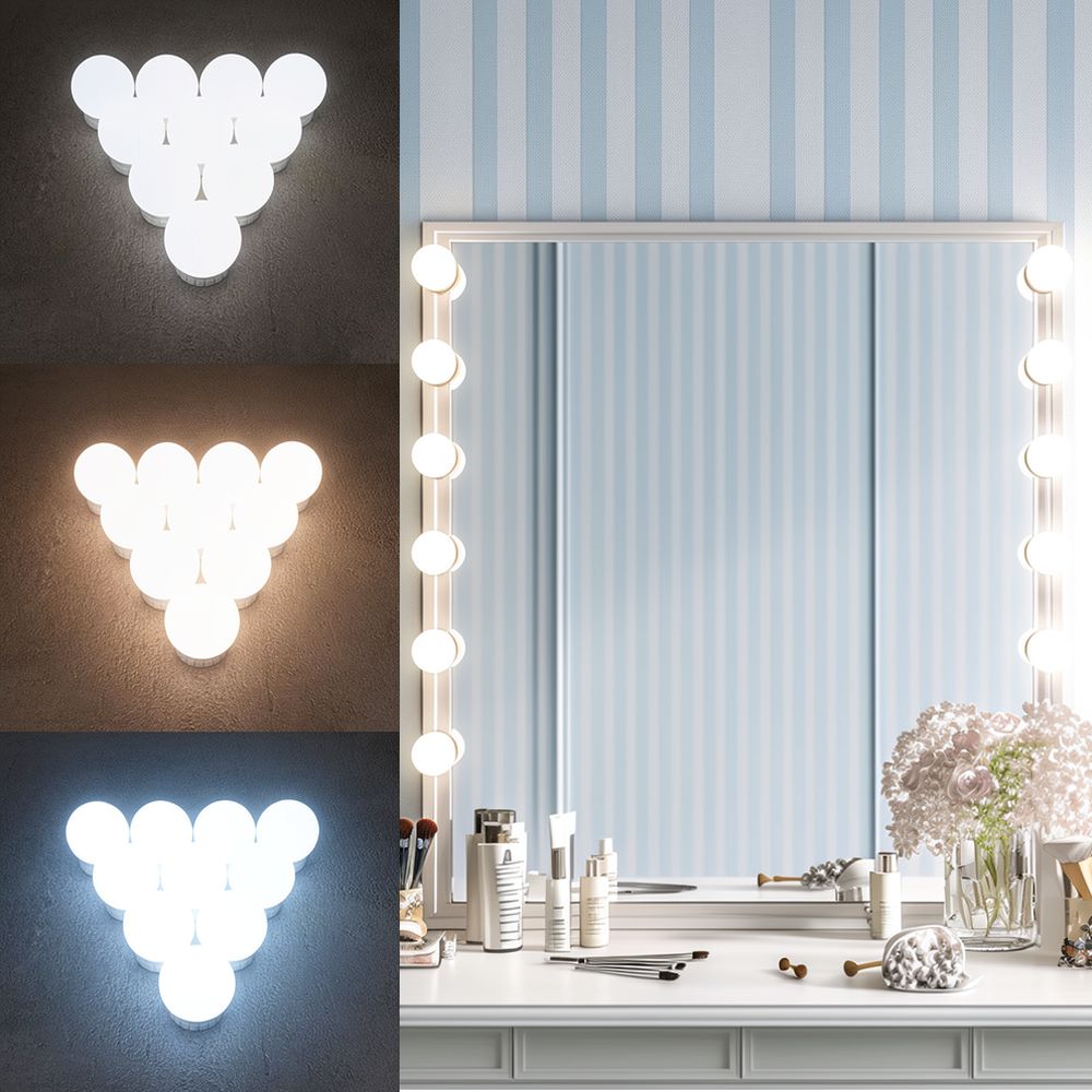 Vanity Mirror Light LED Hollyw - Dressing Table Vanity With Lighted Mirror review and price