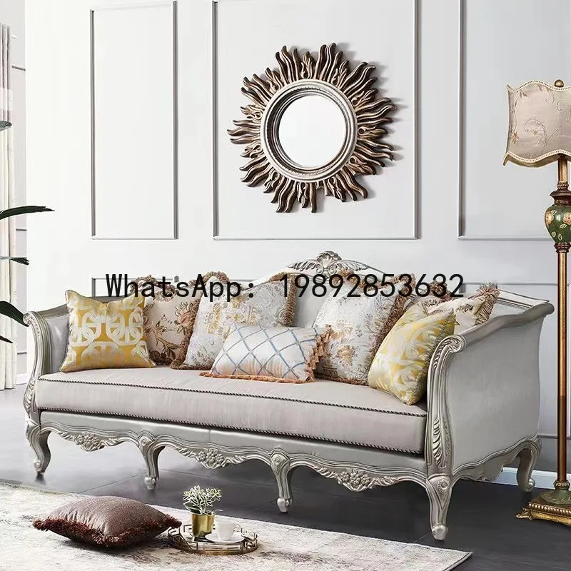 H5.15  all-solid wood sofa lea - Sofas review and price