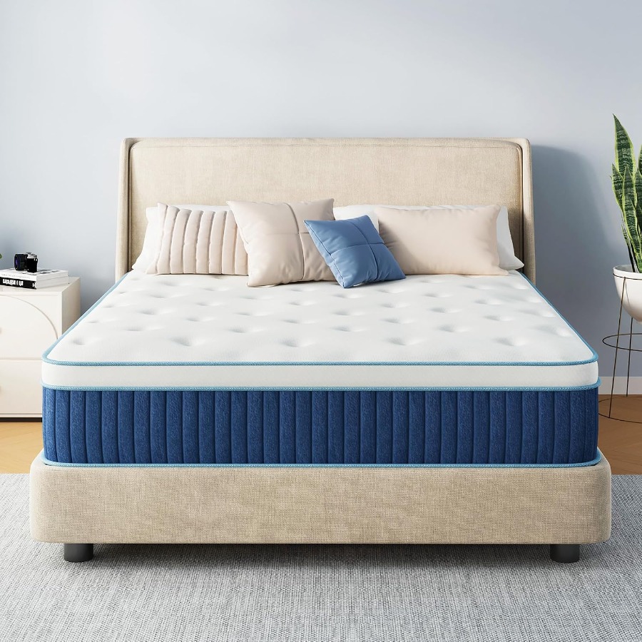 12 Inch Queen Hybrid Mattress  - Memory Foam Mattress In A Box Queen review and price